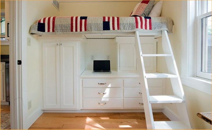 Пример приставной лестницы. Фото: promoidom.com. Пример приставной лестницы. Фото: promoidom.com.